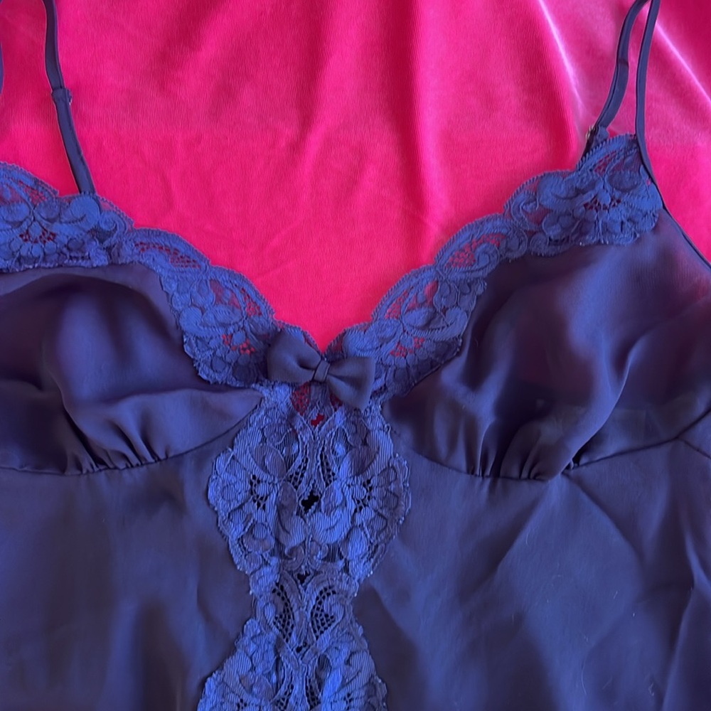 Victoria’s Secret Gold Label | vintage (90s) | lacy babydoll camisole w. bow - Picture 4 of 7